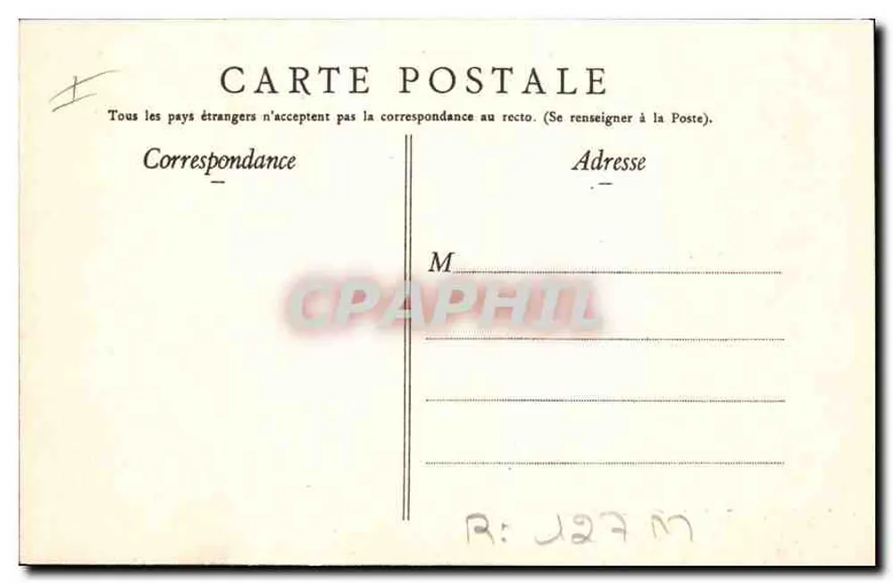 Vichy — Bassin der Schwäne und Gewächshäuser — Edition des Galeries Parisiennes - Rückseite