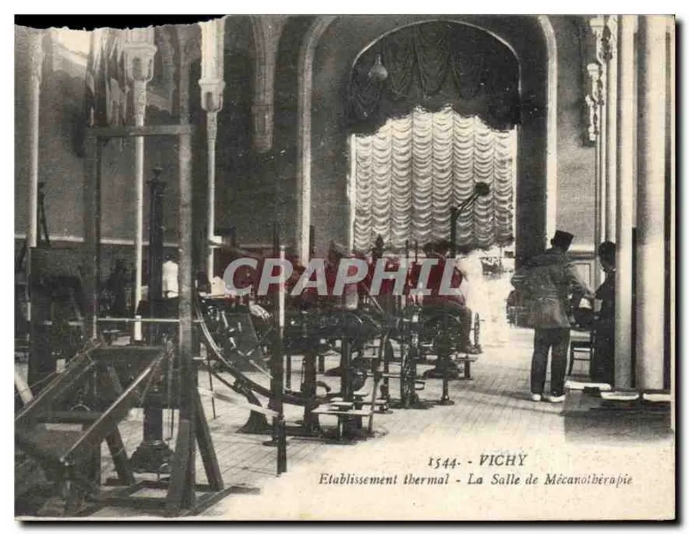 Vichy — Thermalbad — Die Mechanotherapie-Saal — 1544 - Vorderseite