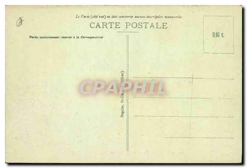 Vichy - Panoramablick auf die Allier (Nordseite) — Ideal, n° 305 - Rückseite