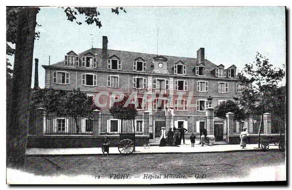 Vichy — Militärkrankenhaus — G.D. - Vorderseite
