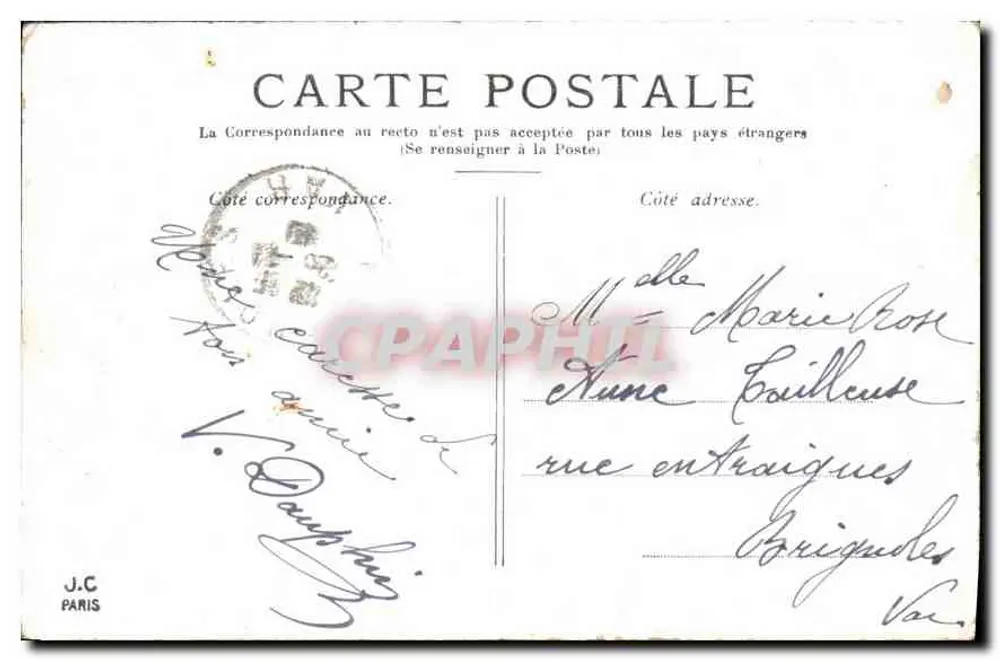 PARIS — O Jardim do Luxembourg — J.C. Paris - Verso