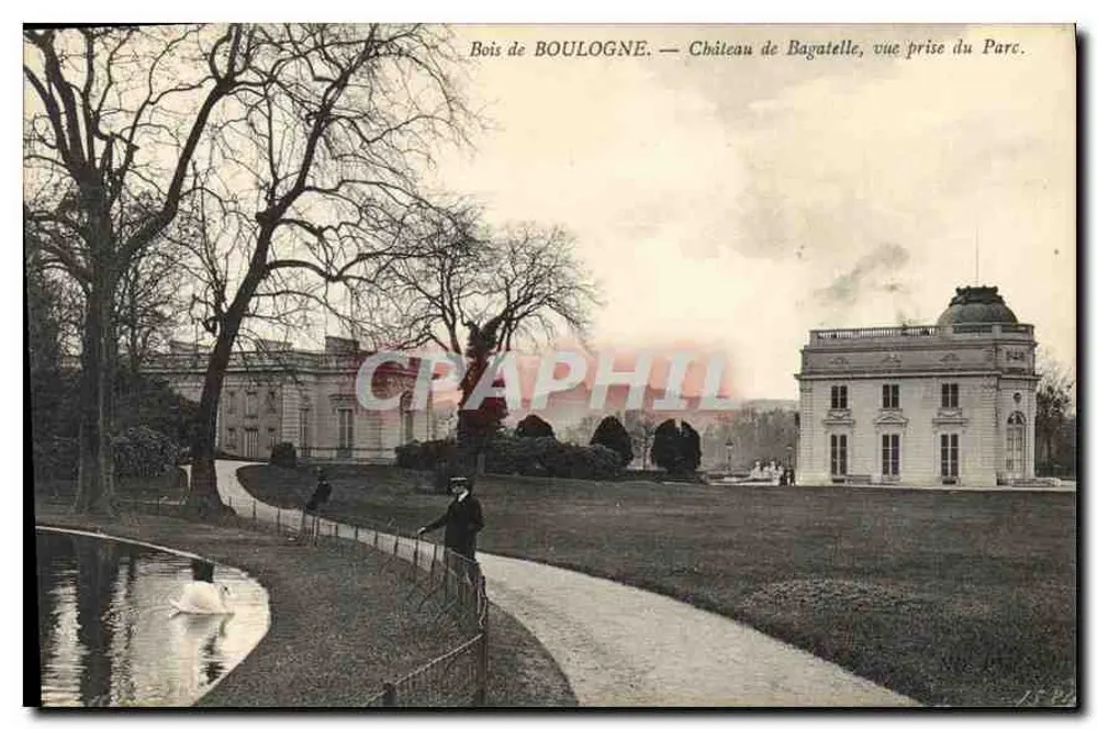 Wäldchen von Boulogne — Schloss Bagatelle, Blick vom Park aus - Vorderseite
