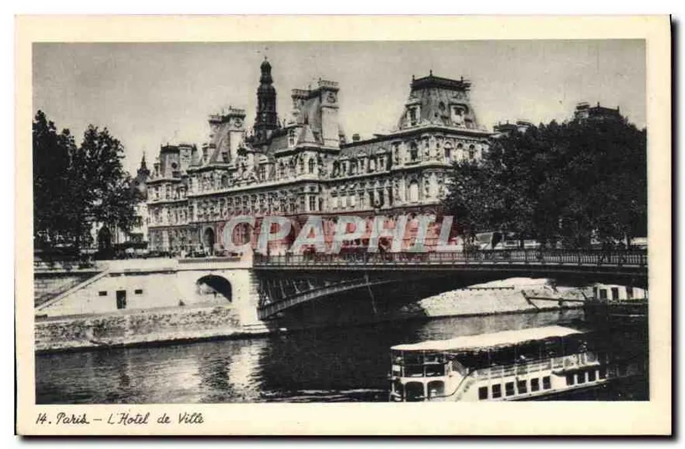 Paris — A Prefeitura de Paris - Frente
