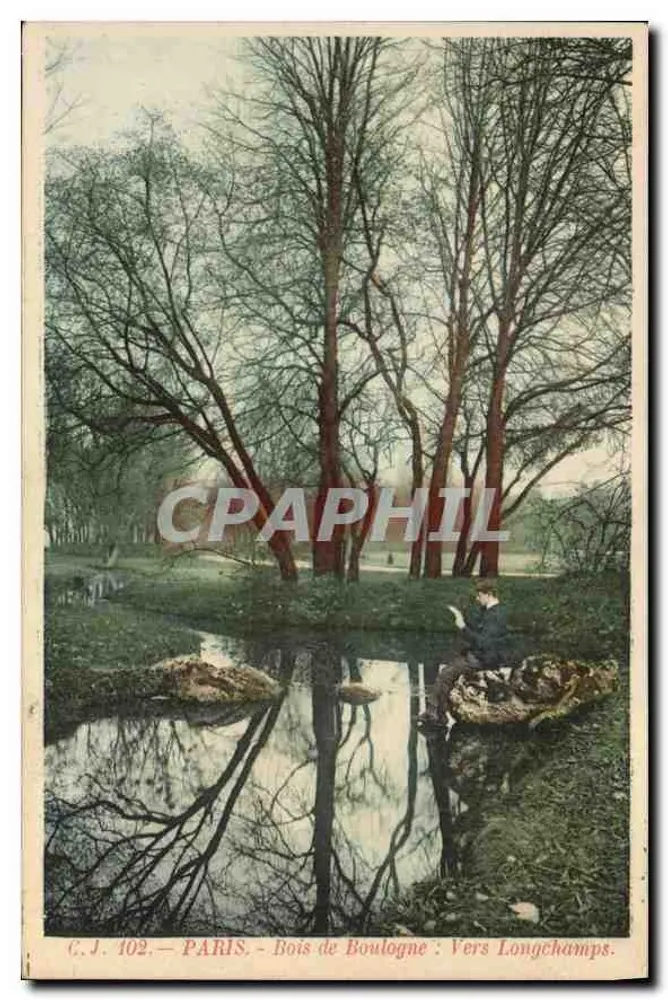 Bois de Boulogne : Perto de Longchamps — C.J. 102 — Paris - Frente