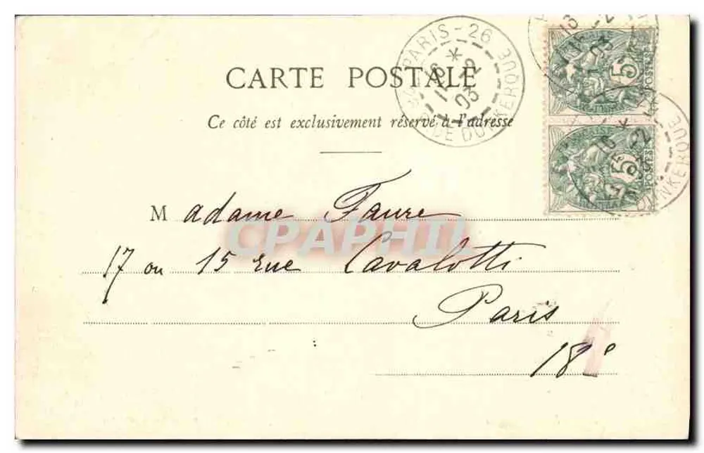 PARIS - Der Sieg der Republik - Place de la Nation - Nr. 247 - Rückseite