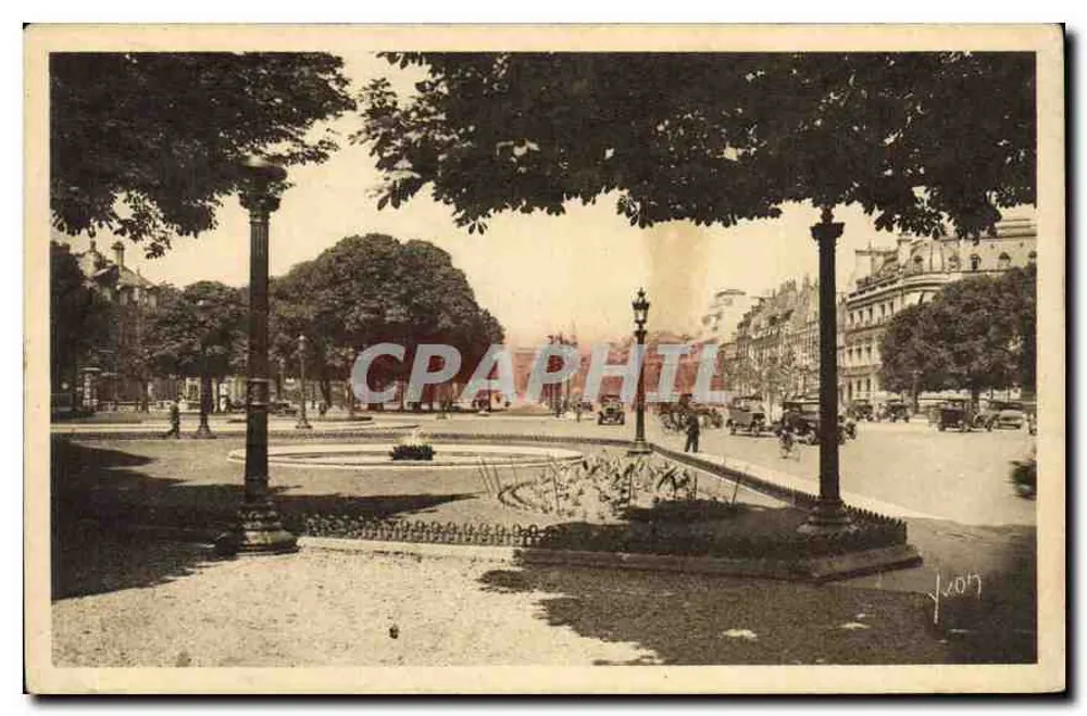 Paris... passeando — Praça dos Campos Elísios — Les Éditions Françaises - Frente
