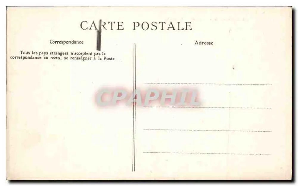 Paris — Jardin des Tuileries — Der Rhein und die Mosel — C. L. C. n° 672 - Rückseite