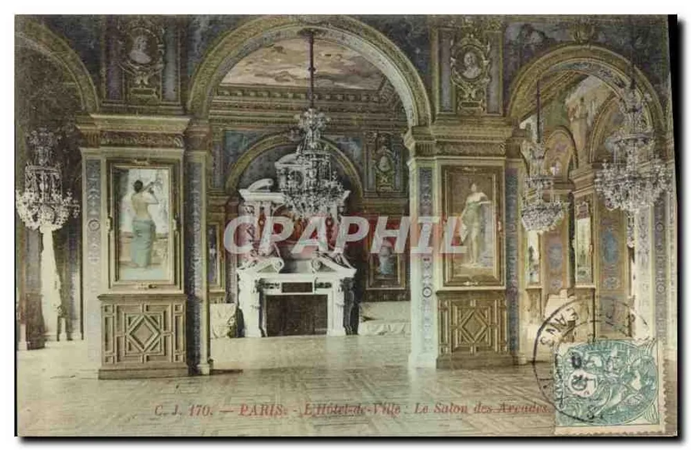 Paris — Rathaus — Der Salon des Arcades — C.J. 170 - Vorderseite