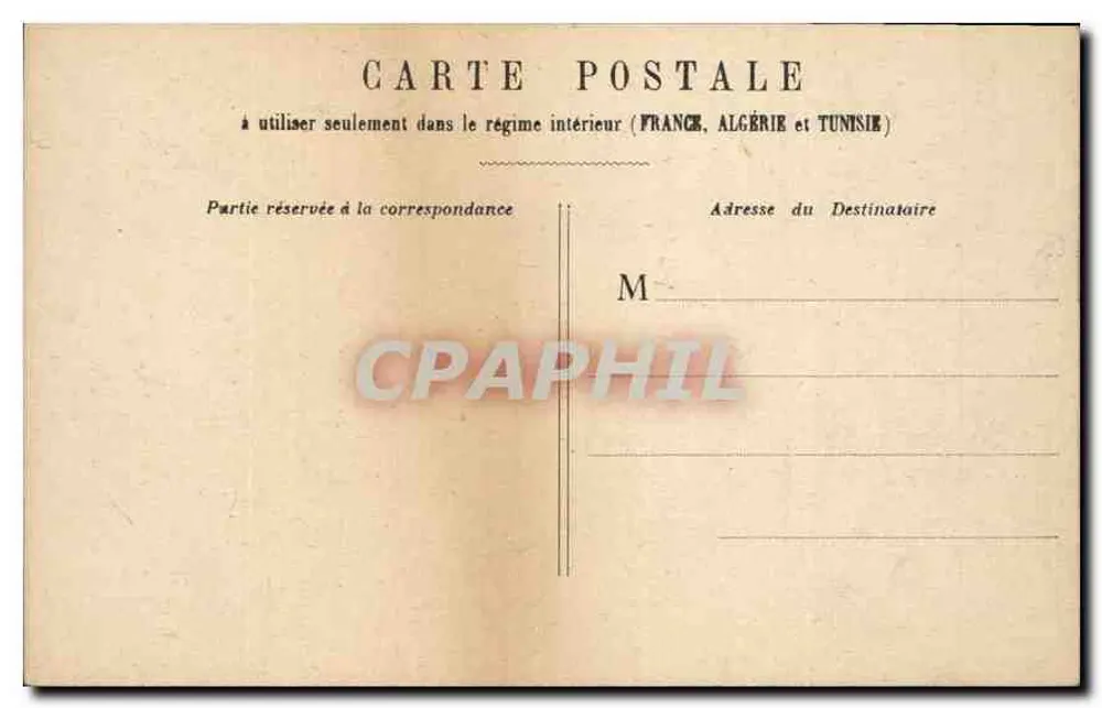 PARIS - Panteão — vista frontal com colunata e domo — número de série não visível - Verso