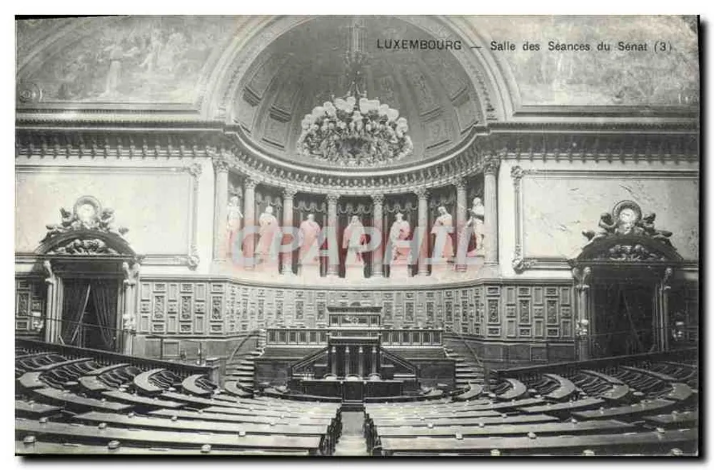 Luxemburg — Sitzungssaal des Senats (3) - Vorderseite
