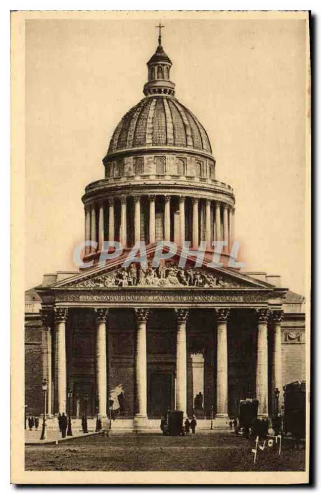 O Panteão — Paris — Edições d'Art WON - Frente