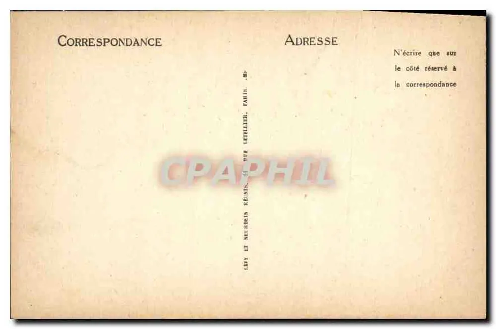 Parigi — Il Giardino delle Tuileries — LL - Verso