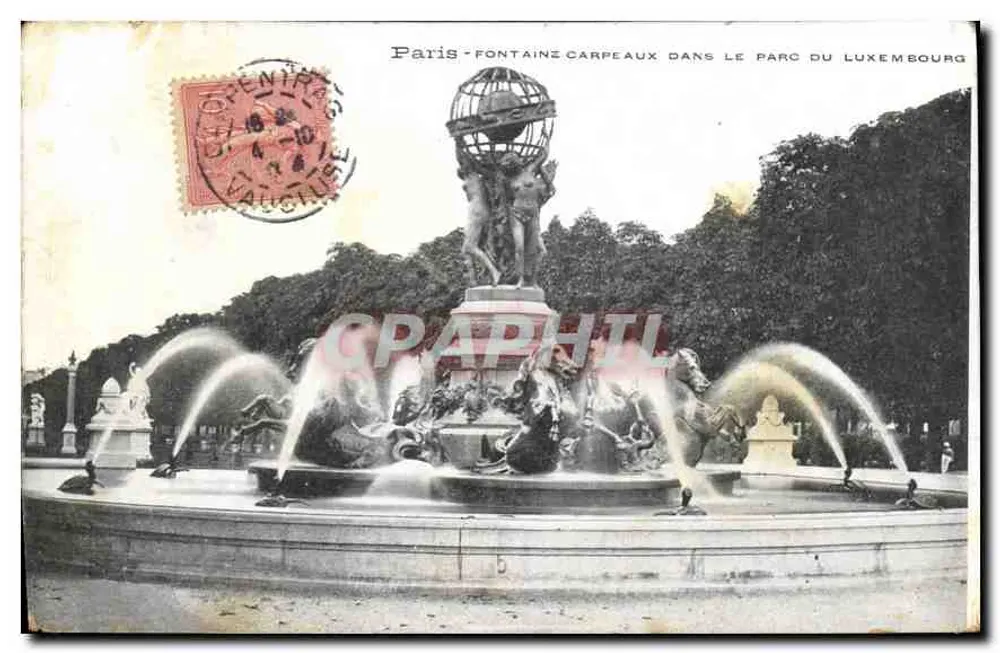 Paris - Fontäne Carpeaux im Luxembourg-Park — Verleger nicht sichtbar - Vorderseite