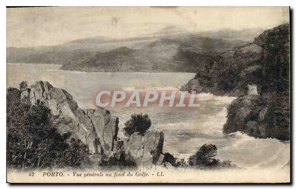 Porto — Allgemeiner Blick am Grund des Golfs — LL, n°42 - Vorderseite