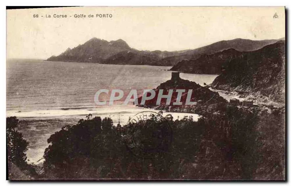 A Corse - Golfe de PORTO — editor AD, n° 66 - Frente