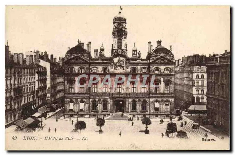 Lyon — O Hotel de Ville — Selecta, n°49 - Frente