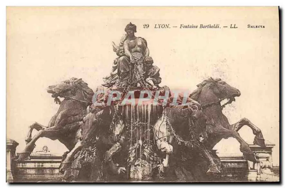 Lyon — Fontaine Bartholdi — LL SELECTA - Frente