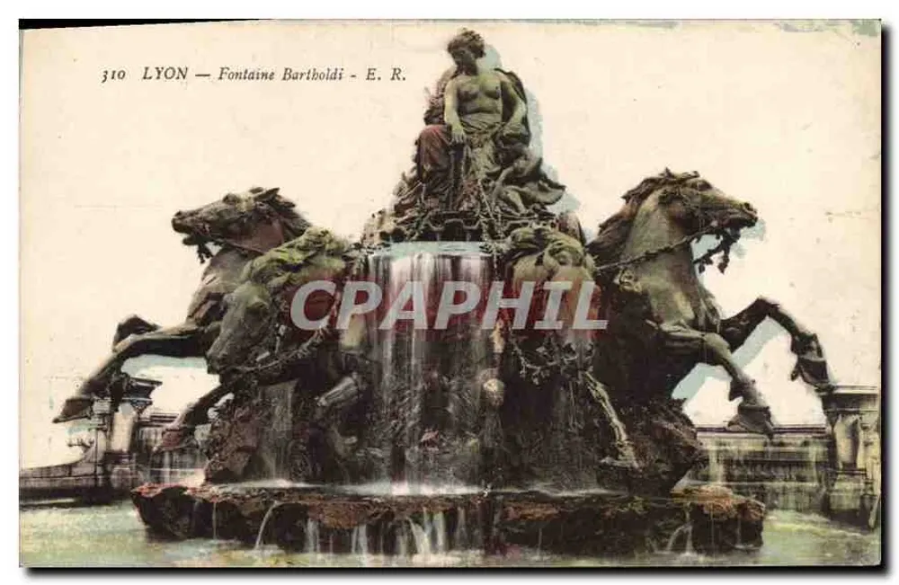 LYON — Fontaine Bariboldi — E. R. n° 310 - Frente