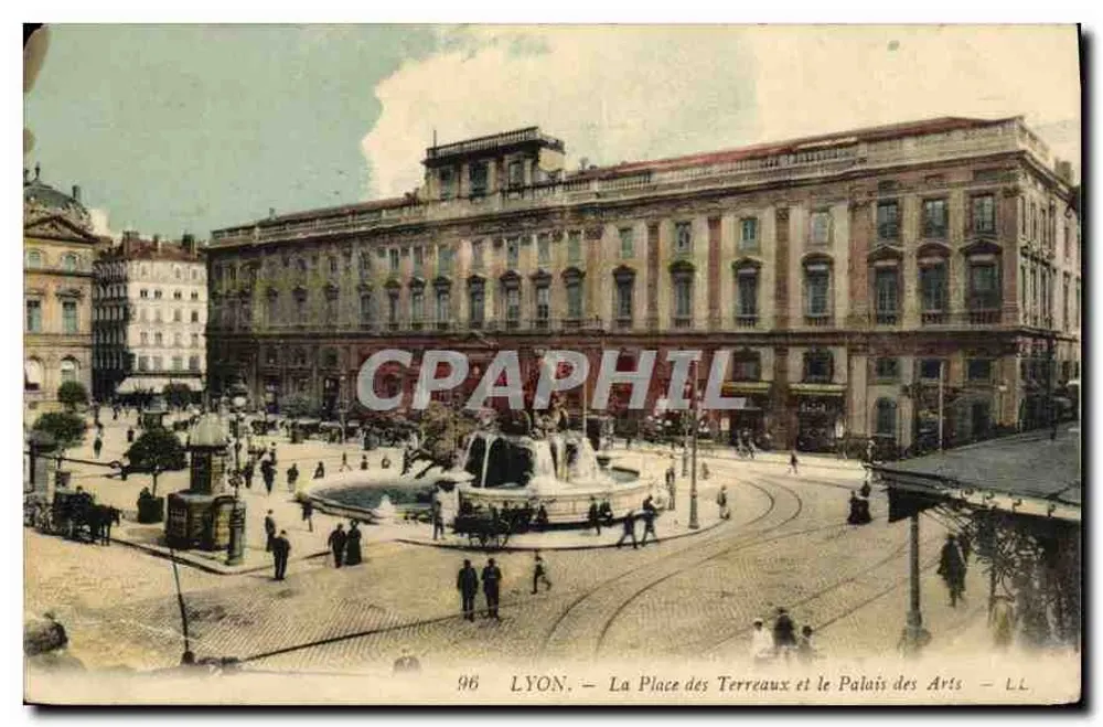 LYON — Ansicht der Place des Terreaux und des Palais des Arts — LL n°96 - Vorderseite