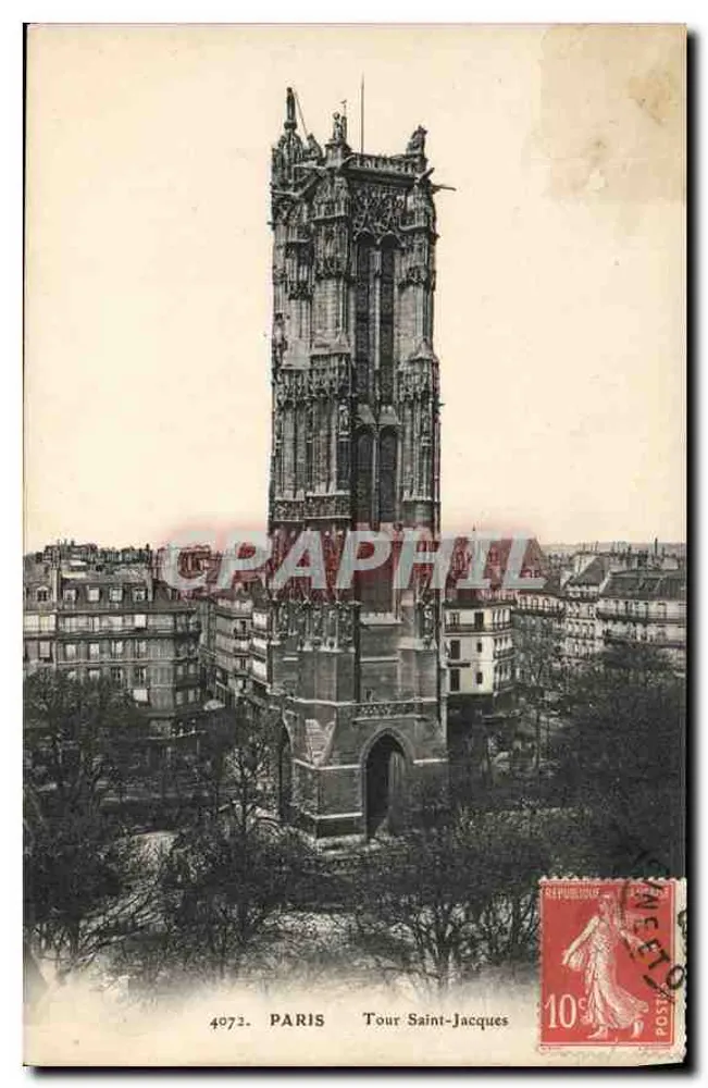 Paris — Torre Saint-Jacques — 4972 - Frente