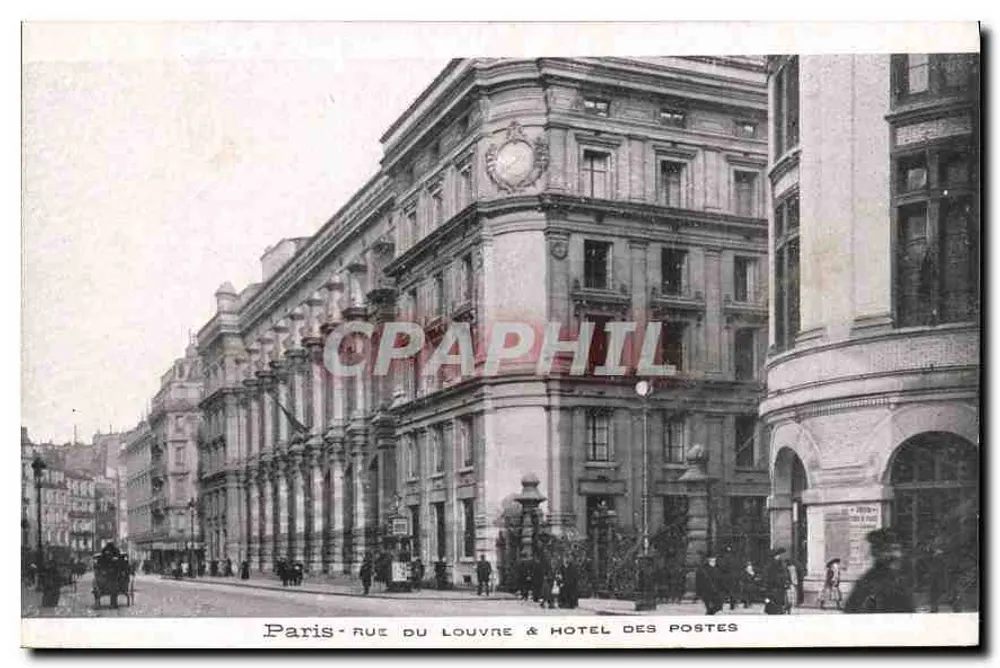 Paris - Rue du Louvre & Post Office Hotel — Verlag nicht sichtbar - Vorderseite