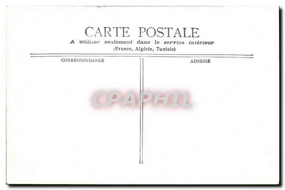 Paris - Rue du Louvre & Post Office Hotel — Verlag nicht sichtbar - Rückseite