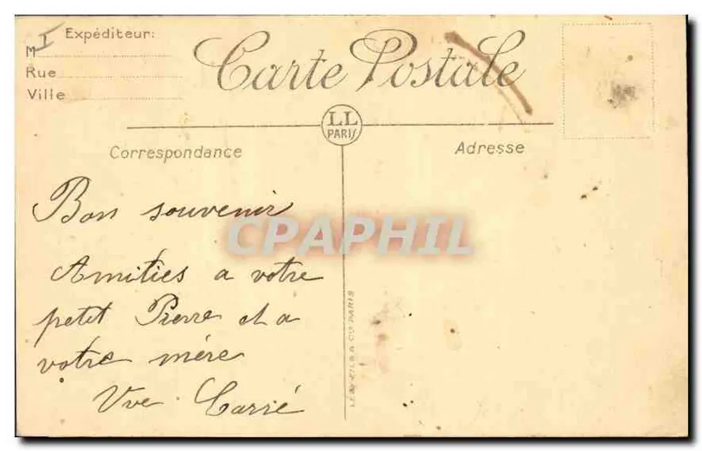 Paris — Torre Saint-Jacques — LL - Verso