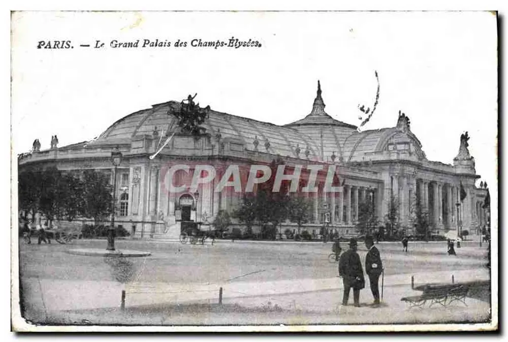 PARIS — O Grande Palácio dos Campos Elísios — editor não visível - Frente