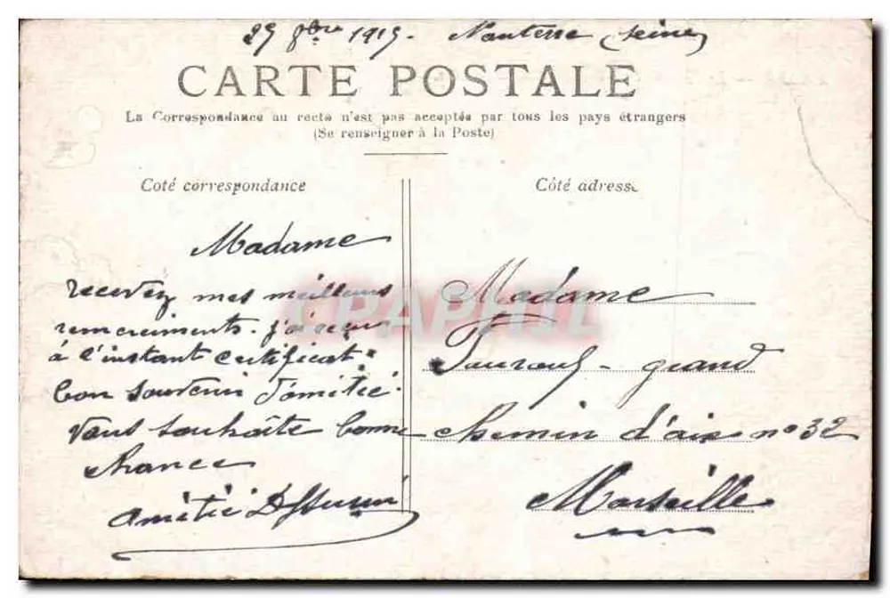 PARIS — O Grande Palácio dos Campos Elísios — editor não visível - Verso