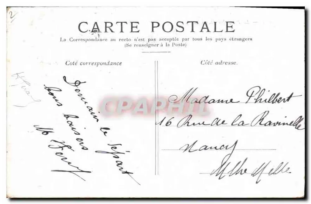 Paris — O Petit-Palais, Champs-Élysées — Editora não visível - Verso