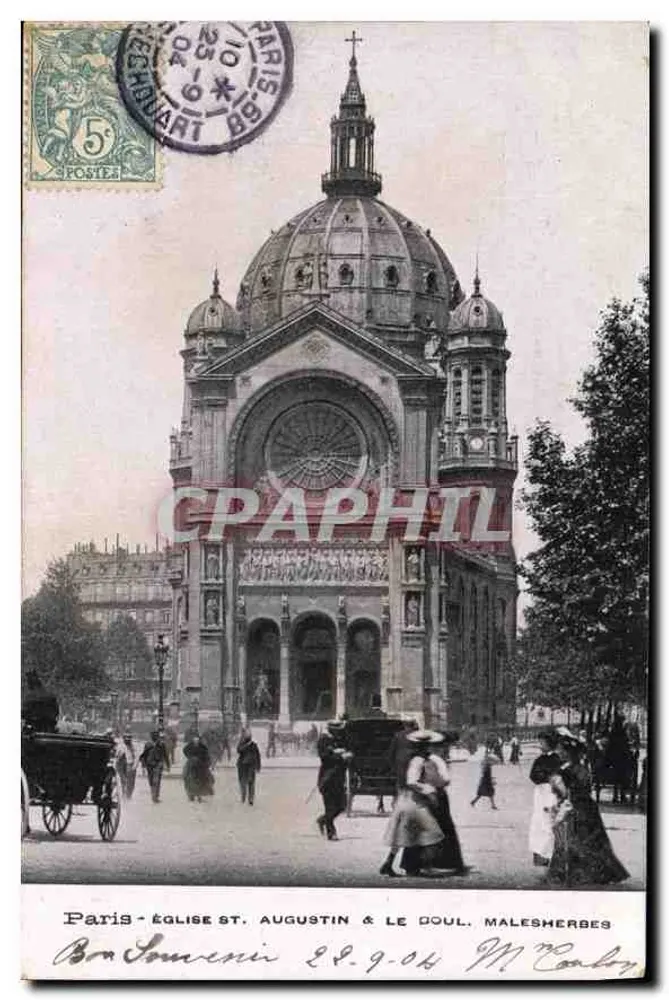 Paris - Kirche St. Augustin & Le Doul. Malesherbes - Vorderseite