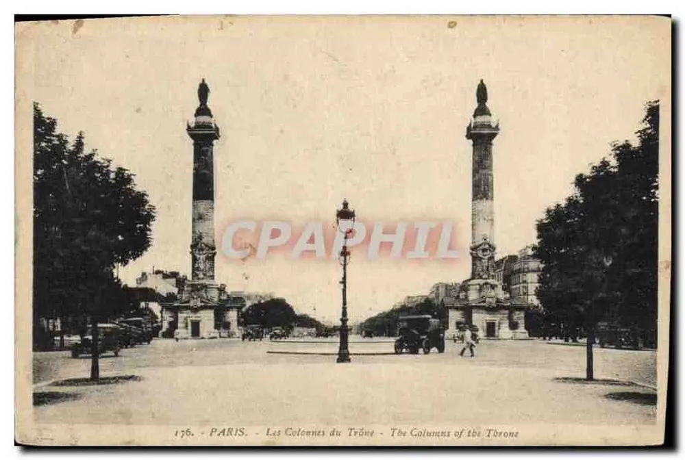Paris — Les Colonnes du Trône — Édition La Géorgine, n° 176 - Frente