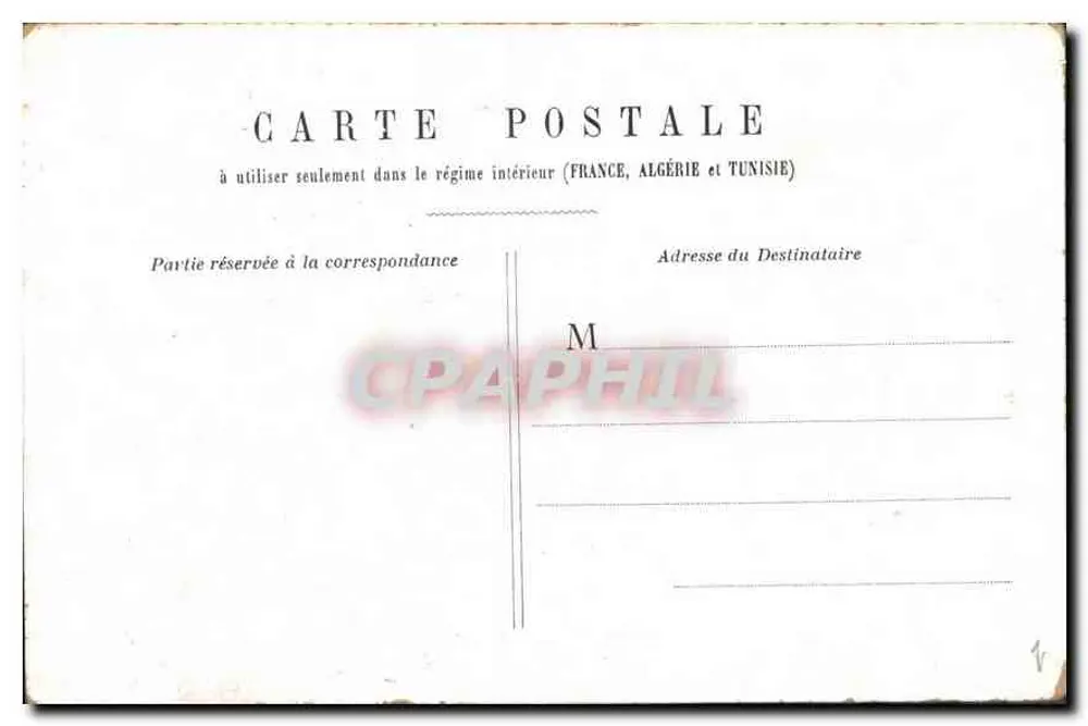 Paris - Boulevard de la Madeleine — vista do Palácio de Chaillot com colunatas — editor não visível - Verso