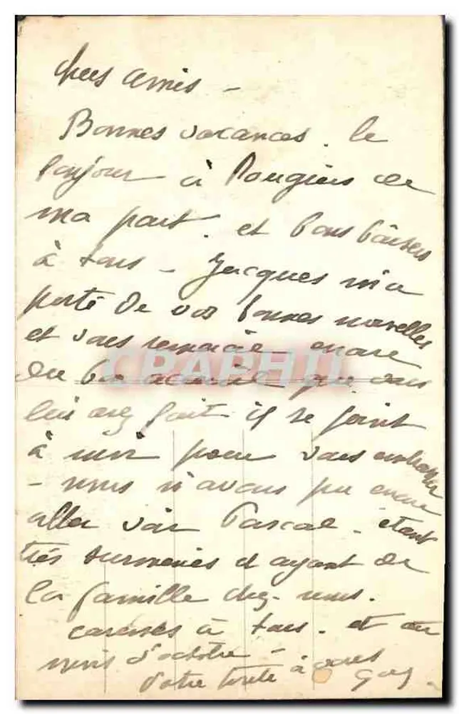 PARIS — A Avenida dos Campos Elísios - Verso