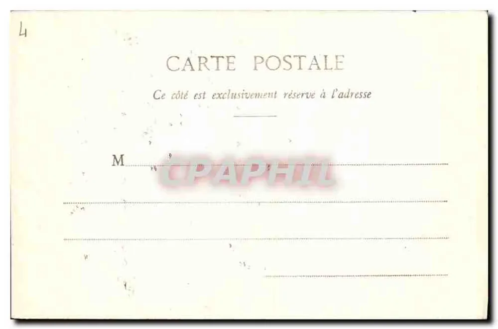 Paris — Der See im Bois de Boulogne — anonymer Verlag, Nr. 259 - Rückseite