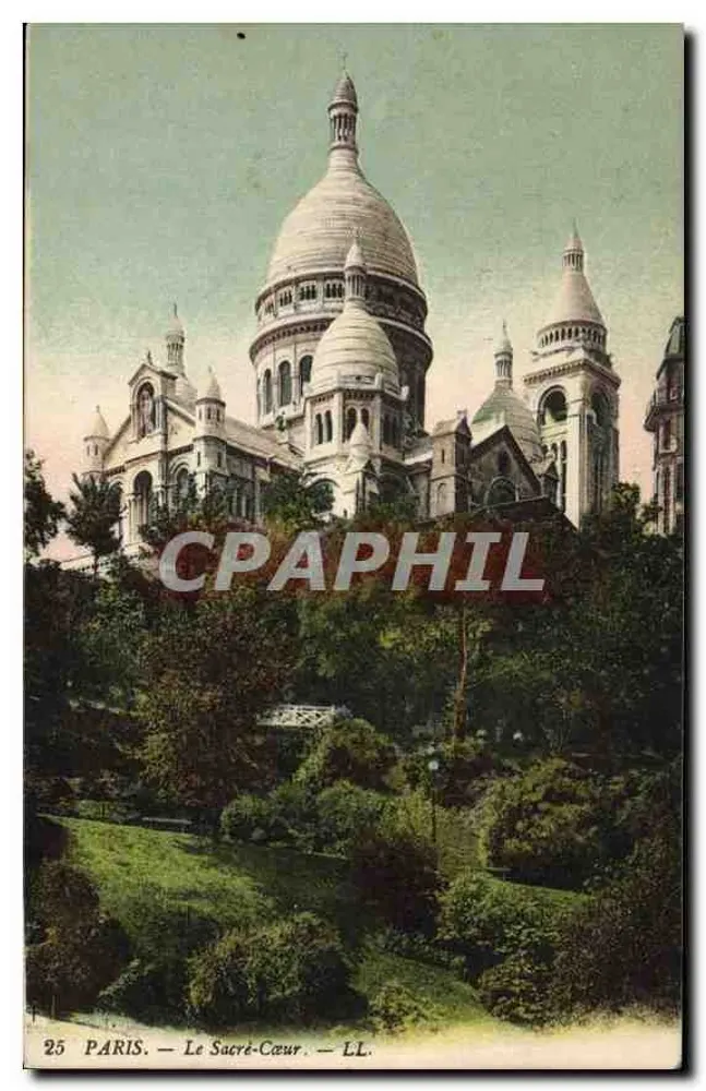 Paris — O Sagrado Coração — LL. n°25 - Frente