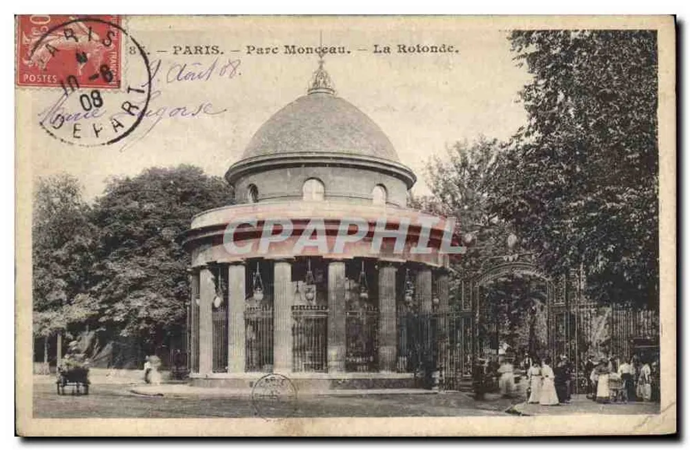 Paris - Parc Monceau - La Rotonde - Frente