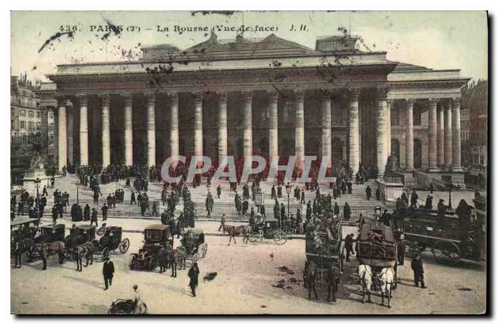 Paris (27) — Die Börse (Vorderseite) — J. H. — n° 436 - Vorderseite