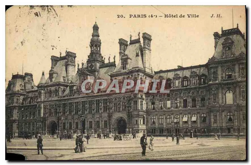 Paris (4e) — Hotel de Ville — J. II. - Frente