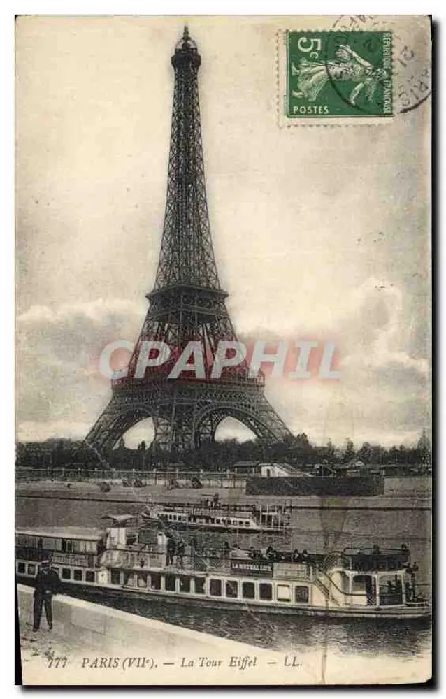 Paris (VII) — A Torre Eiffel — LL - Frente