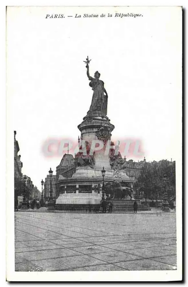 Paris — A Estátua da República — CRAPHTL - Frente