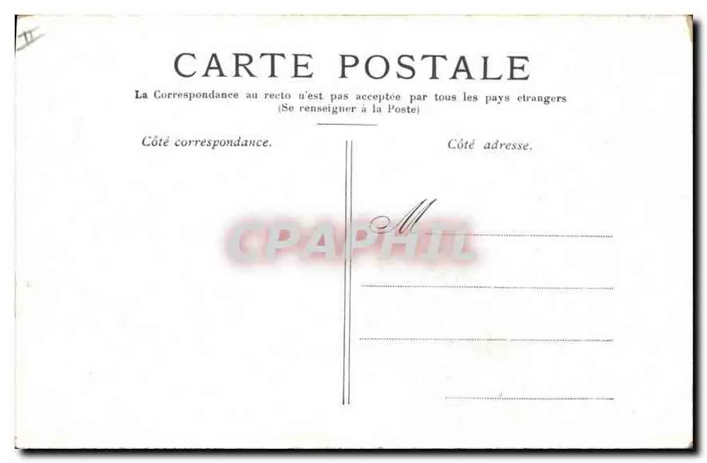 Paris — A Estátua da República — CRAPHTL - Verso
