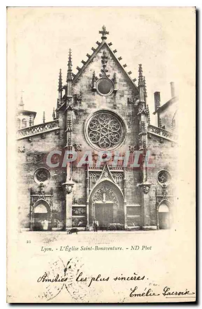 Lyon - A Igreja de São Bonaventura — ND Phot - Frente