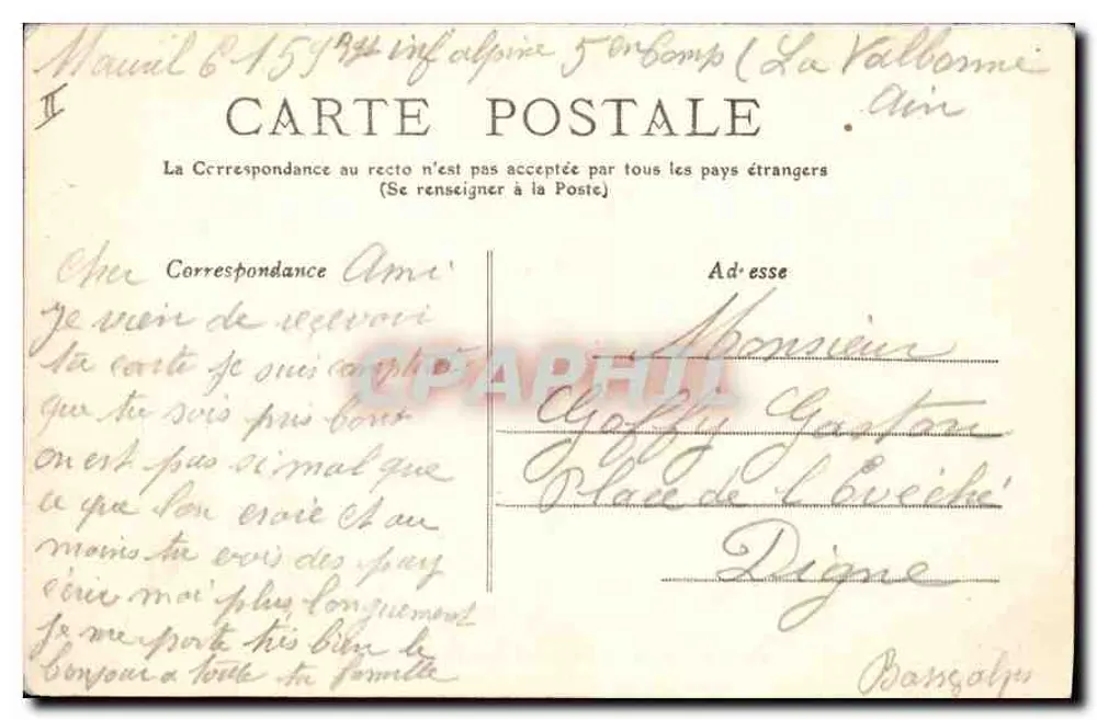 LYON - Vestígios Romanos da Arquidiocese — 151 - Verso