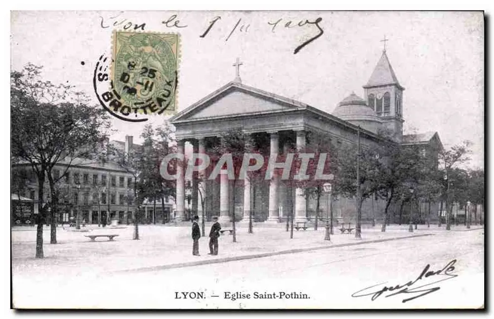 LYON — Świątynia Świętego Pothina — Graphphil - Awers