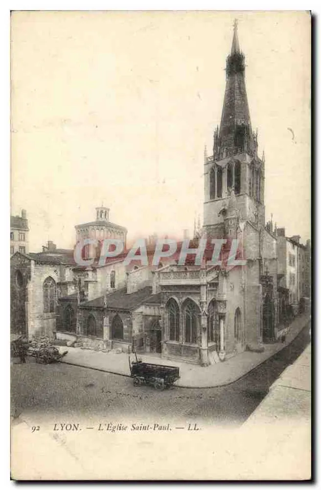 LYON — A Igreja Saint-Paul — LL - Frente