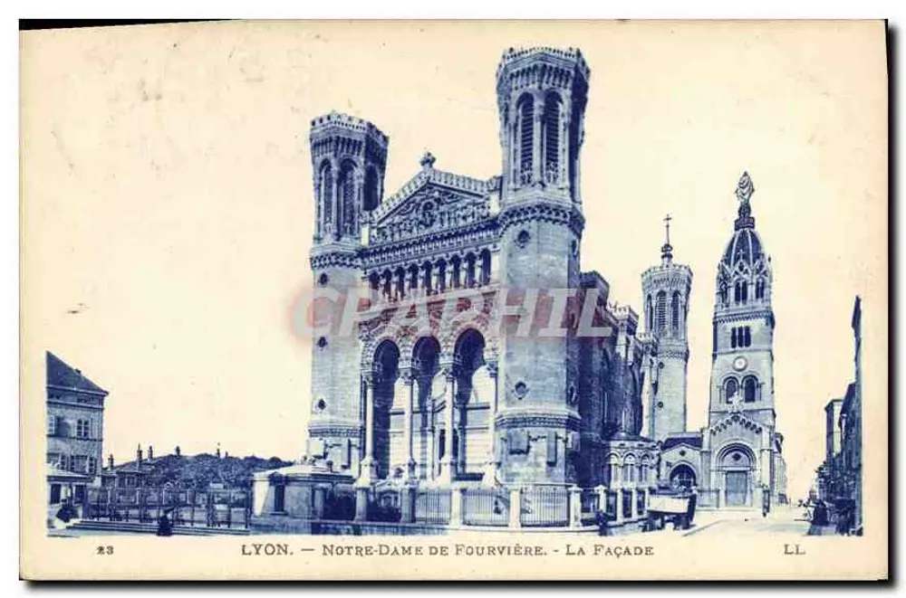 LYON — Najświętsza Maryja z Fourvière — Fronton — LL - Awers