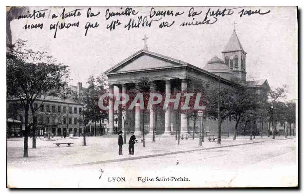 LYON — Église Saint-Pothin — éditeur imprimeur non visible - Frente