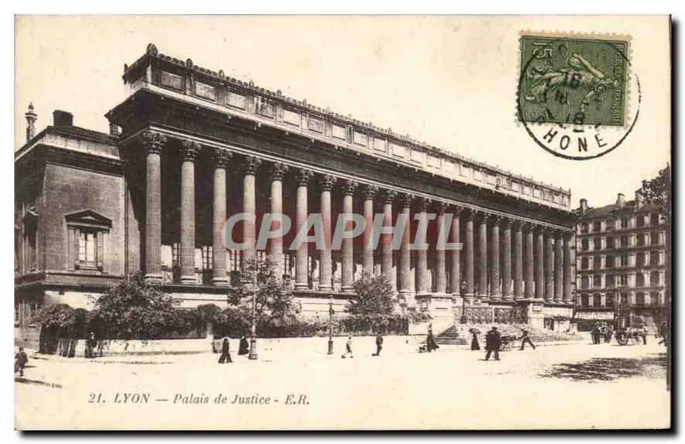LYON — Palácio da Justiça — E.R. - Frente