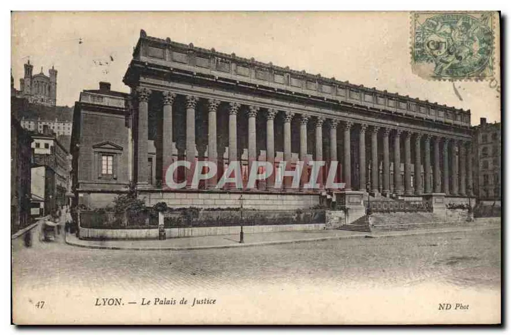 LYON — O Palácio de Justiça — ND Phot n°47 - Frente